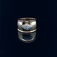 Ring Cianfrone Gioielli Woman Vintage in Gold Diamante 0.15 Ct ANOR-149-198 - ANOR-149-198
